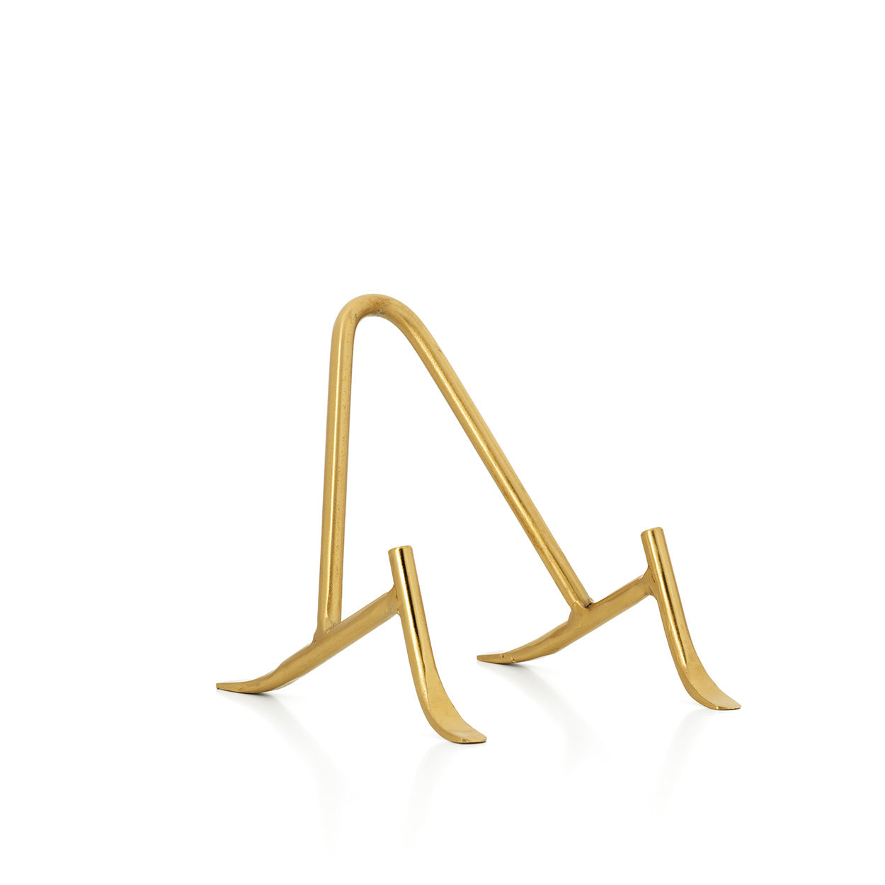 The Tablet Stand - Gold - M in brass — handmade luxury book stand curated by Laiyahome