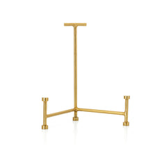 The Cookbook Stand - Gold - M in brass — handmade luxury book stand curated by Laiyahome