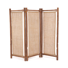 The Zenbu Divider - Natural in wood — handmade luxury curtain curated by Laiyahome