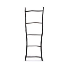 The Tulum Ladder - Black - 165 in wood — handmade luxury towel rack curated by Laiyahome