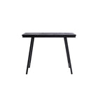 The Herringbone High Table - Black - 140cm in wood — handmade luxury console table curated by Laiyahome