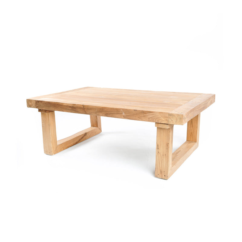The Reclaimed Teak Coffee Table - Natural in wood — handmade luxury coffee table curated by Laiyahome