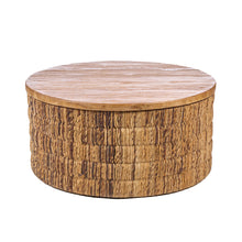 Abaca Round Natural Magani Coffee Table - Natural in wood — handmade luxury coffee table curated by Laiyahome