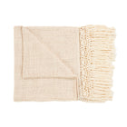 The Gypsy Bed Throw - Natural in cotton — handmade luxury throw blanket curated by Laiyahome