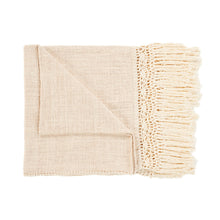 The Gypsy Bed Throw - Natural in cotton — handmade luxury throw blanket curated by Laiyahome