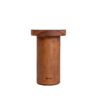 The Inti Side Table - Natural in wood — handmade luxury side table curated by Laiyahome