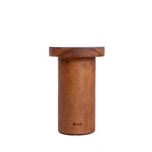 The Inti Side Table - Natural in wood — handmade luxury side table curated by Laiyahome