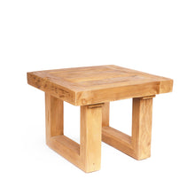 The Reclaimed Teak Side Table - Natural in wood — handmade luxury side table curated by Laiyahome