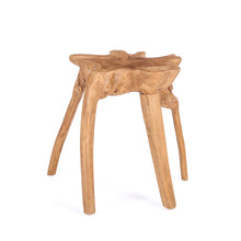 The Rooty Side Table - Natural in wood — handmade luxury side table curated by Laiyahome