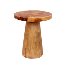 The Timber Conic Side Table - Natural - 50 in wood — handmade luxury side table curated by Laiyahome