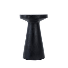 The Fiji Side Table - Black in wood — handmade luxury side table curated by Laiyahome