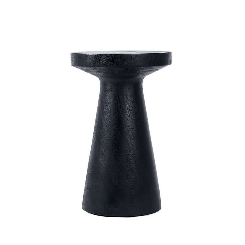 The Fiji Side Table - Black in wood — handmade luxury side table curated by Laiyahome