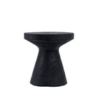 The Gravity Side Table - Black in wood — handmade luxury side table curated by Laiyahome