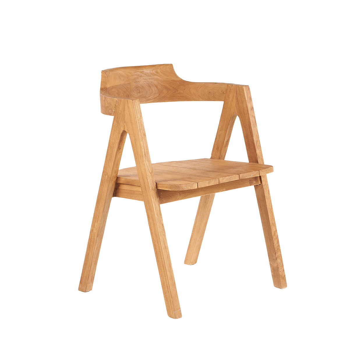 The Nihi Sumba Dining Chair - Outdoor in wood — handmade luxury dining chair curated by Laiyahome