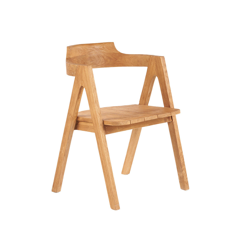 The Nihi Sumba Dining Chair - Outdoor in wood — handmade luxury dining chair curated by Laiyahome