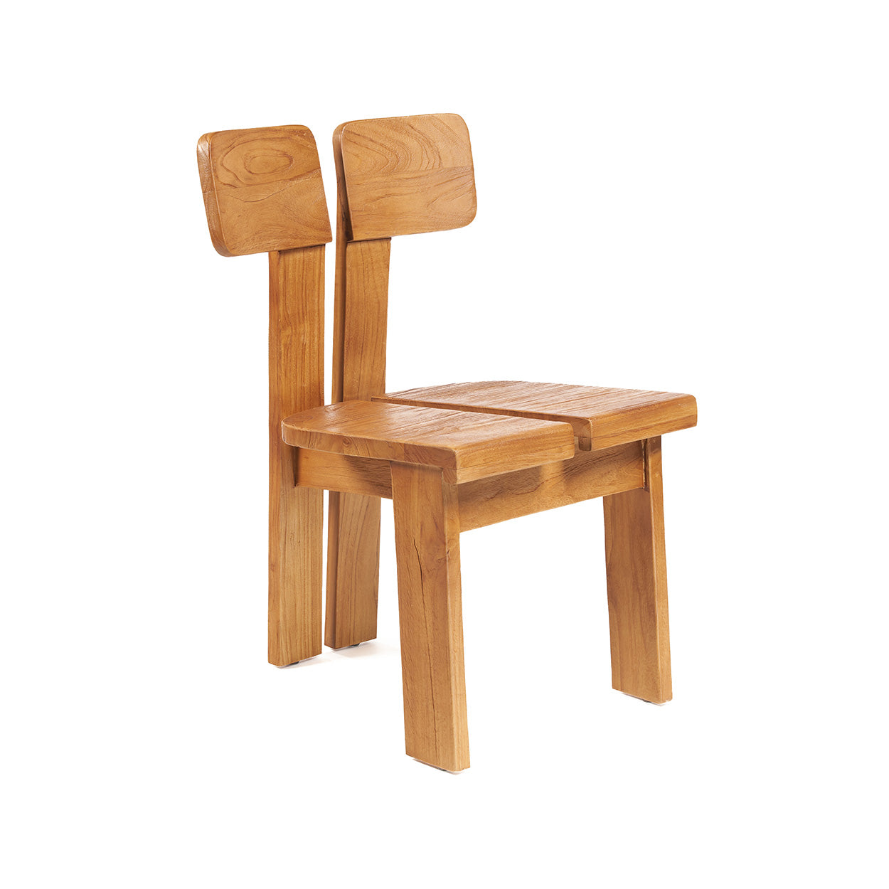 The Sama Sama Dining Chair - Natural in wood — handmade luxury bowl curated by Laiyahome