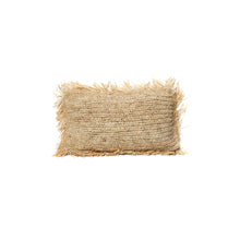 The Raffia Cushion Cover Rectangular - Natural - 30x50 in raffia — handmade luxury cushion cover curated by Laiyahome