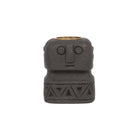 The Sumba Stone #26 Candle Holder – stone tea light holder in black – product view 1