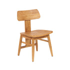 The LovYa Dining Chair - Natural in wood — handmade luxury dining chair curated by Laiyahome