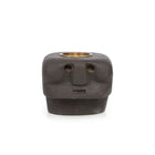 The Sumba Stone #27 Candle Holder – stone tea light holder in black – product view 1