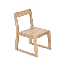 The Linear Dining Chair - Natural in wood — handmade luxury dining chair curated by Laiyahome
