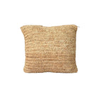 The Raffia Flores Cushion Cover Square - Natural - 40x40 in raffia — handmade luxury cushion cover curated by Laiyahome