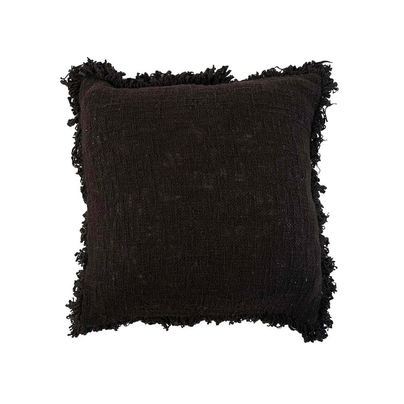 The Full Moon Cushion Cover - Black in cotton — handmade luxury cushion cover curated by Laiyahome