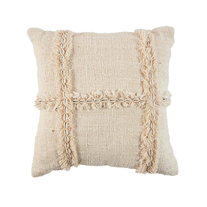 The Nomad Cushion Cover - Natural in cotton — handmade luxury cushion cover curated by Laiyahome