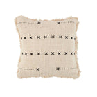 The French Kiss Cushion Cover - Natural Black in cotton — handmade luxury cushion cover curated by Laiyahome