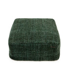 The Oh My Gee Pouffe - Forest Green in cotton — handmade luxury ottoman curated by Laiyahome