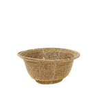The Beaded Bowl Low - Gold - S in plastic — handmade luxury bowl curated by Laiyahome