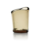 The Nocturne Candle Holder - Charcoal - L – glass tea light holder in charcoal – product view 1