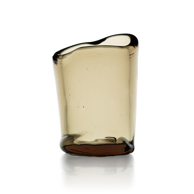 The Nocturne Candle Holder - Charcoal - L in glass — handmade luxury tea light holder curated by Laiyahome