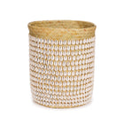 The Pandan Basket #1 in shell — handmade luxury storage basket curated by Laiyahome