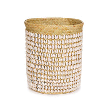 The Pandan Basket #1 in shell — handmade luxury storage basket curated by Laiyahome