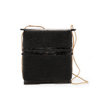 The Beaded Treasure Box - Black in bamboo — handmade luxury shoulder bag curated by Laiyahome