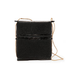 The Beaded Treasure Box - Black in bamboo — handmade luxury shoulder bag curated by Laiyahome