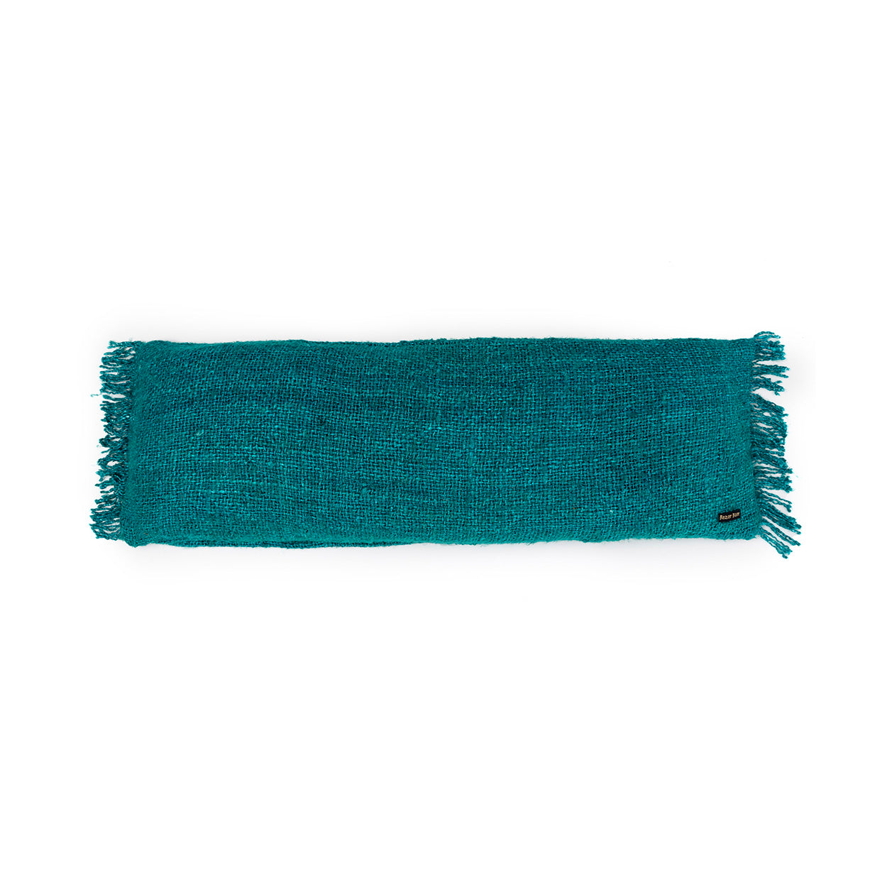 The Oh My Gee Cushion Cover - Aqua - 35x100 in cotton — handmade luxury cushion cover curated by Laiyahome