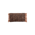 The Oh My Gee Cushion Cover - Black Copper - 30x50 in cotton — handmade luxury cushion cover curated by Laiyahome