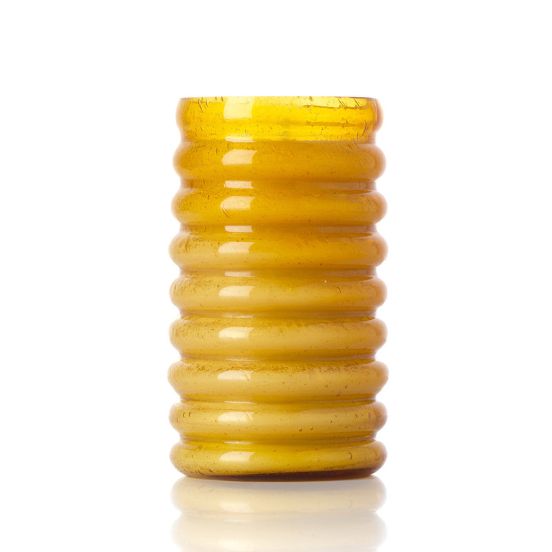 The Golden Hive Candle Jar - Honey - Tall – glass candle jar in honey – product view 1