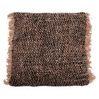 The Oh My Gee Cushion Cover - Black Copper - 60x60 in cotton — handmade luxury cushion cover curated by Laiyahome