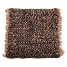 The Oh My Gee Cushion Cover - Black Copper - 60x60 in cotton — handmade luxury cushion cover curated by Laiyahome
