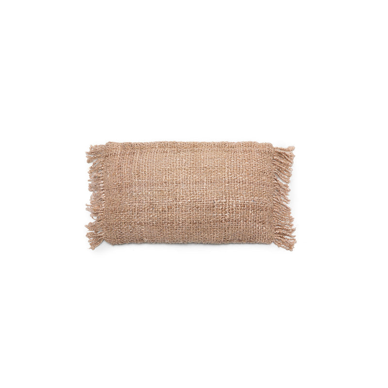 The Oh My Gee Cushion Cover - Beige - 30x50 in cotton — handmade luxury cushion cover curated by Laiyahome