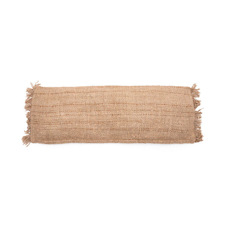 The Oh My Gee Cushion Cover - Beige - 35x100 in cotton — handmade luxury cushion cover curated by Laiyahome