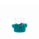 The Oh My Gee Candle Holder - Aqua - L – cotton tea light holder – product view 1