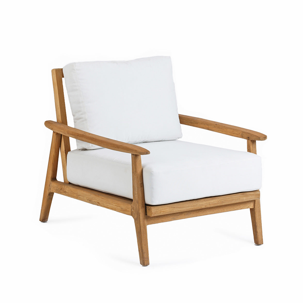 The Gilimanuk One Seater Sofa - Outdoor in wood — handmade luxury sofa curated by Laiyahome