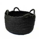 The four hands sneakers - Black - L in seagrass — handmade luxury storage basket curated by Laiyahome