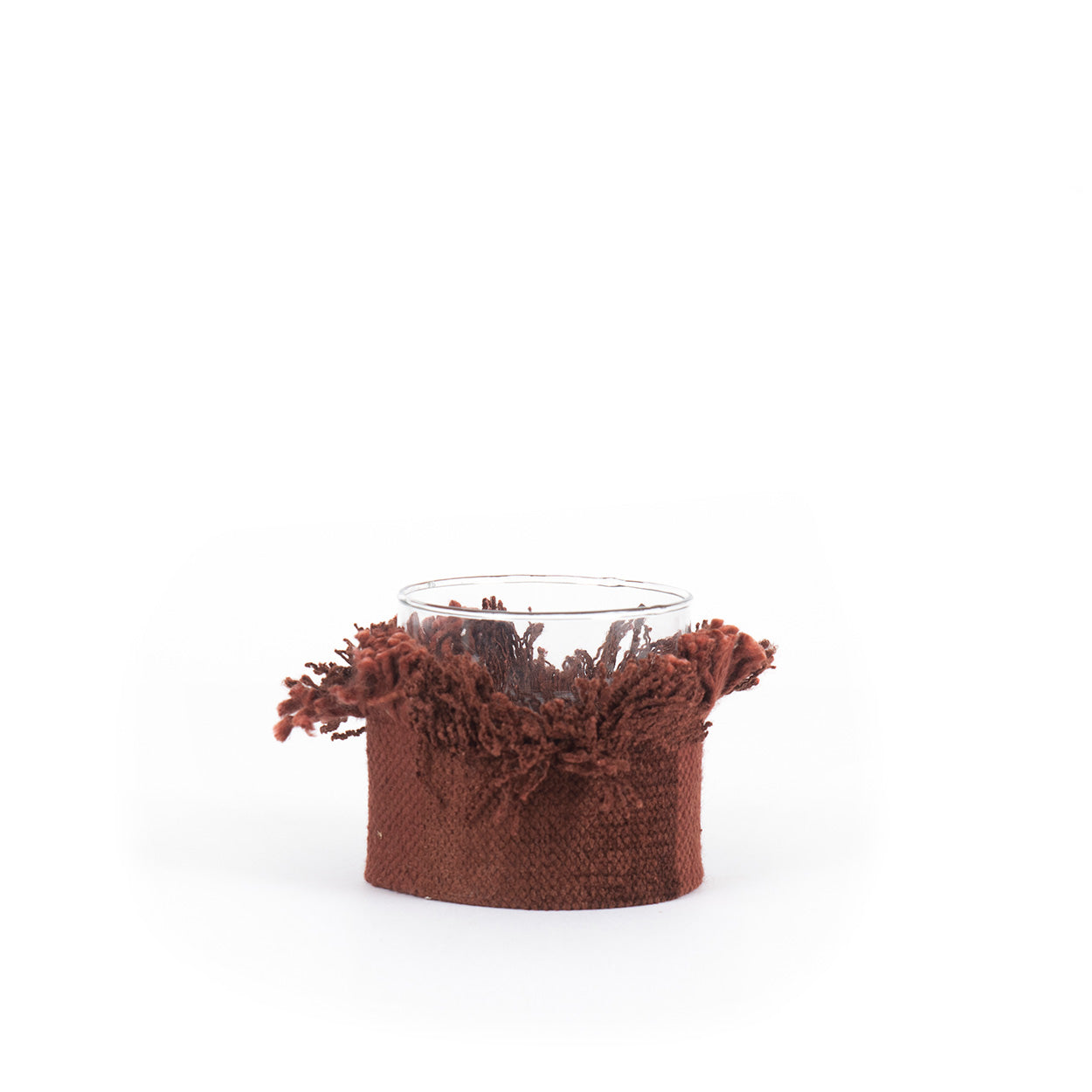 The Oh My Gee Candle Holder - BurgundyVelvet - S in velvet — handmade luxury tea light holder curated by Laiyahome