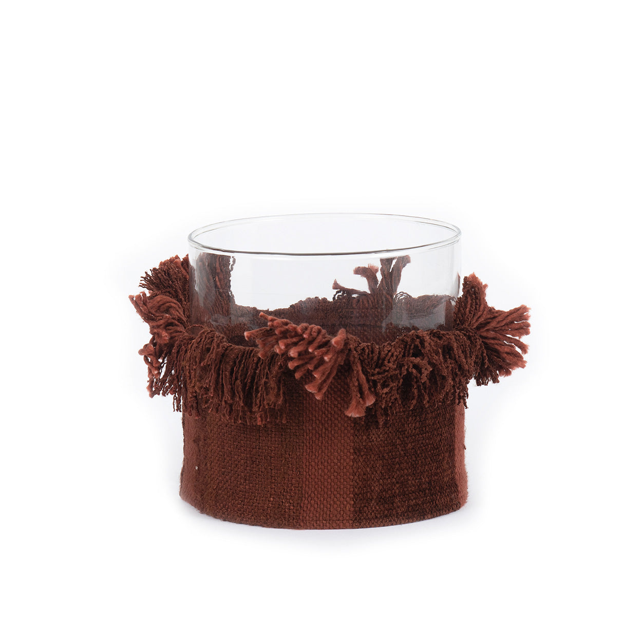 The Oh My Gee Candle Holder - Burgundy Velvet - XL in velvet — handmade luxury tea light holder curated by Laiyahome