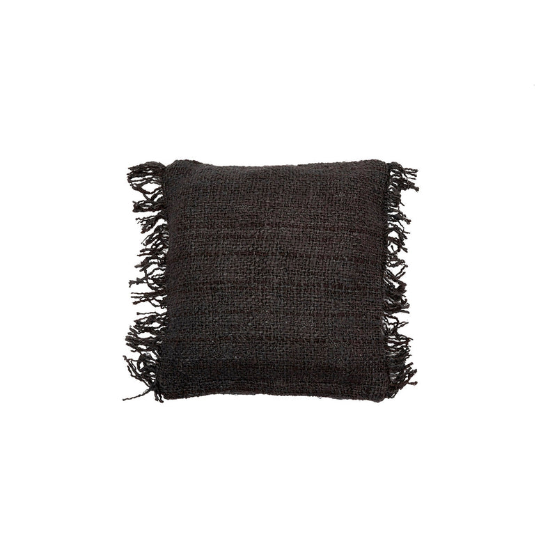 The Oh My Gee Cushion Cover - Black Navy - 40x40 in cotton — handmade luxury cushion cover curated by Laiyahome